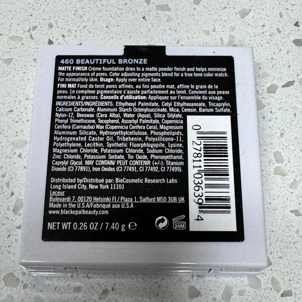 Blk/Opl True Color Pore Perfecting Creme Powder Foundation 460 Beautiful Bronze